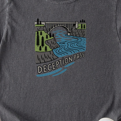 Deception Pass State Park Kids Cotton T-Shirt