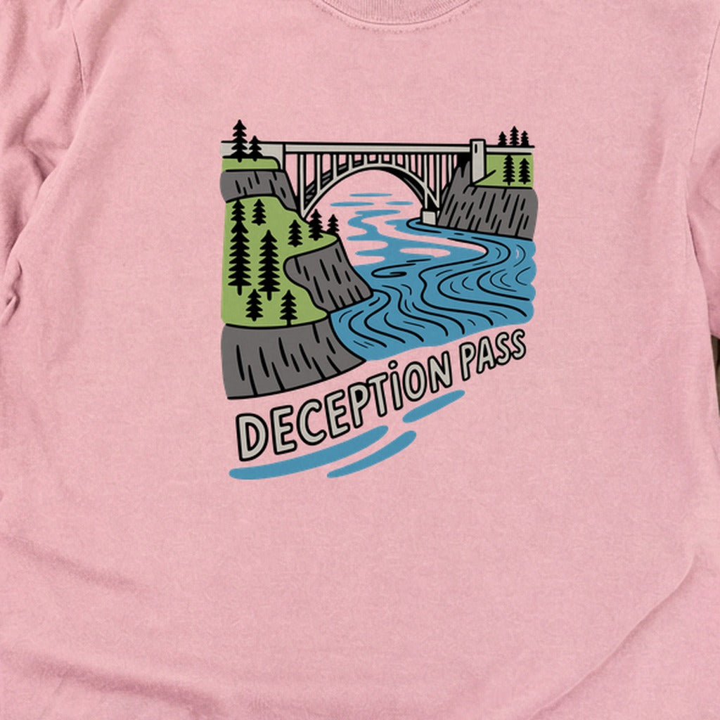 Deception Pass State Park Cotton Long Sleeve