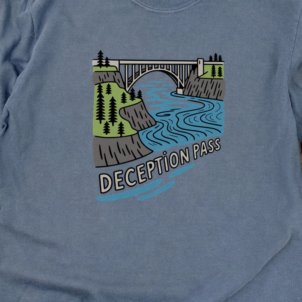 Deception Pass State Park Cotton Long Sleeve
