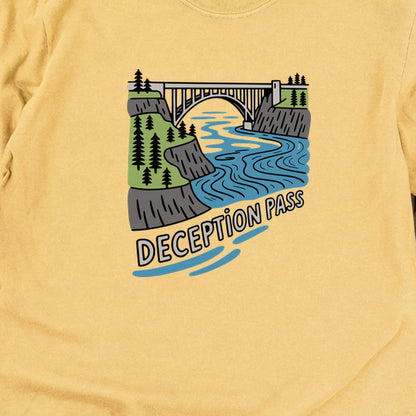 Deception Pass State Park Cotton Long Sleeve