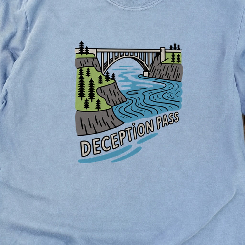Deception Pass State Park Cotton Long Sleeve
