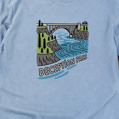 Deception Pass State Park Cotton Long Sleeve