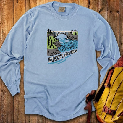 Deception Pass State Park Cotton Long Sleeve