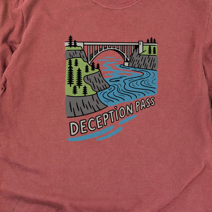 Deception Pass State Park Cotton Long Sleeve