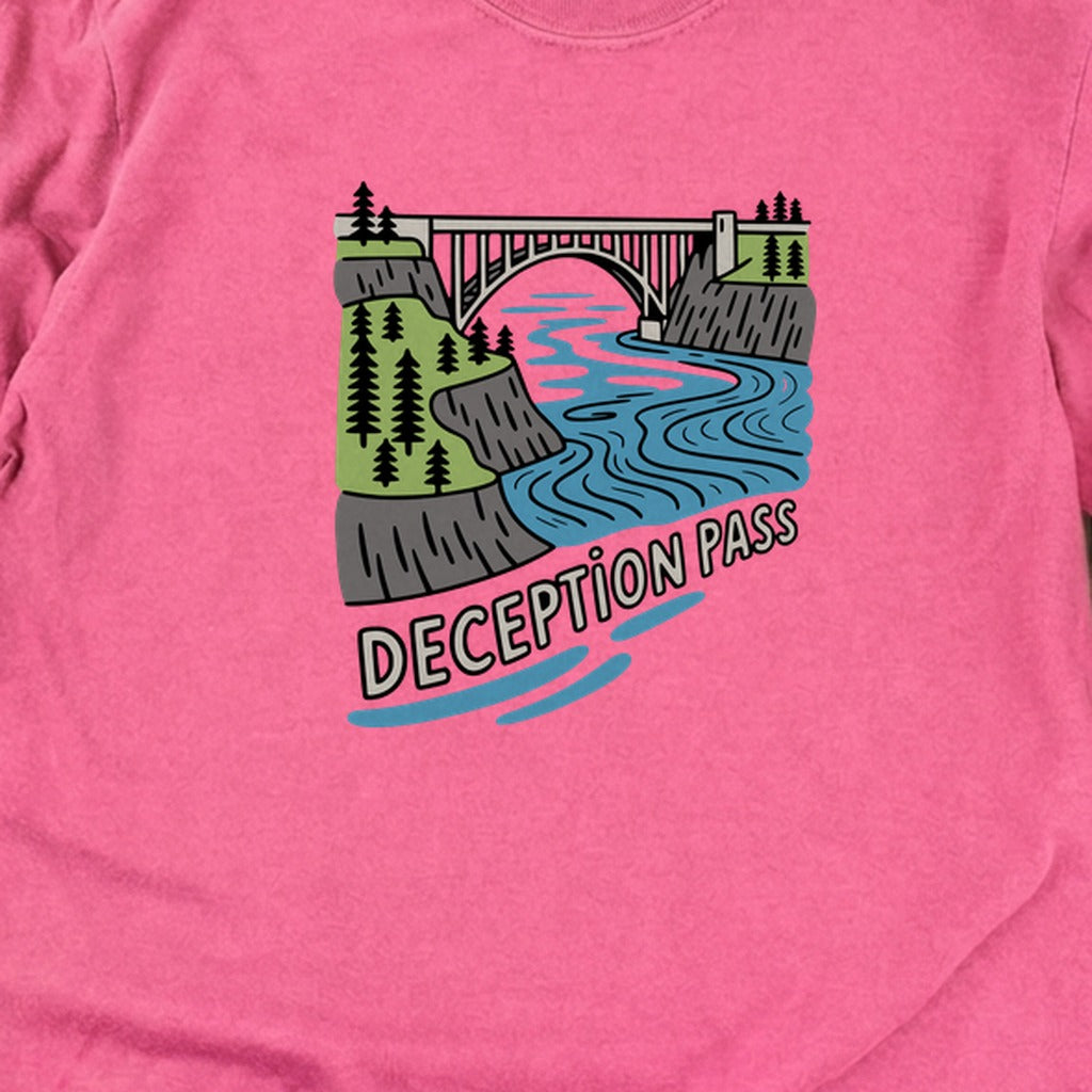 Deception Pass State Park Cotton Long Sleeve
