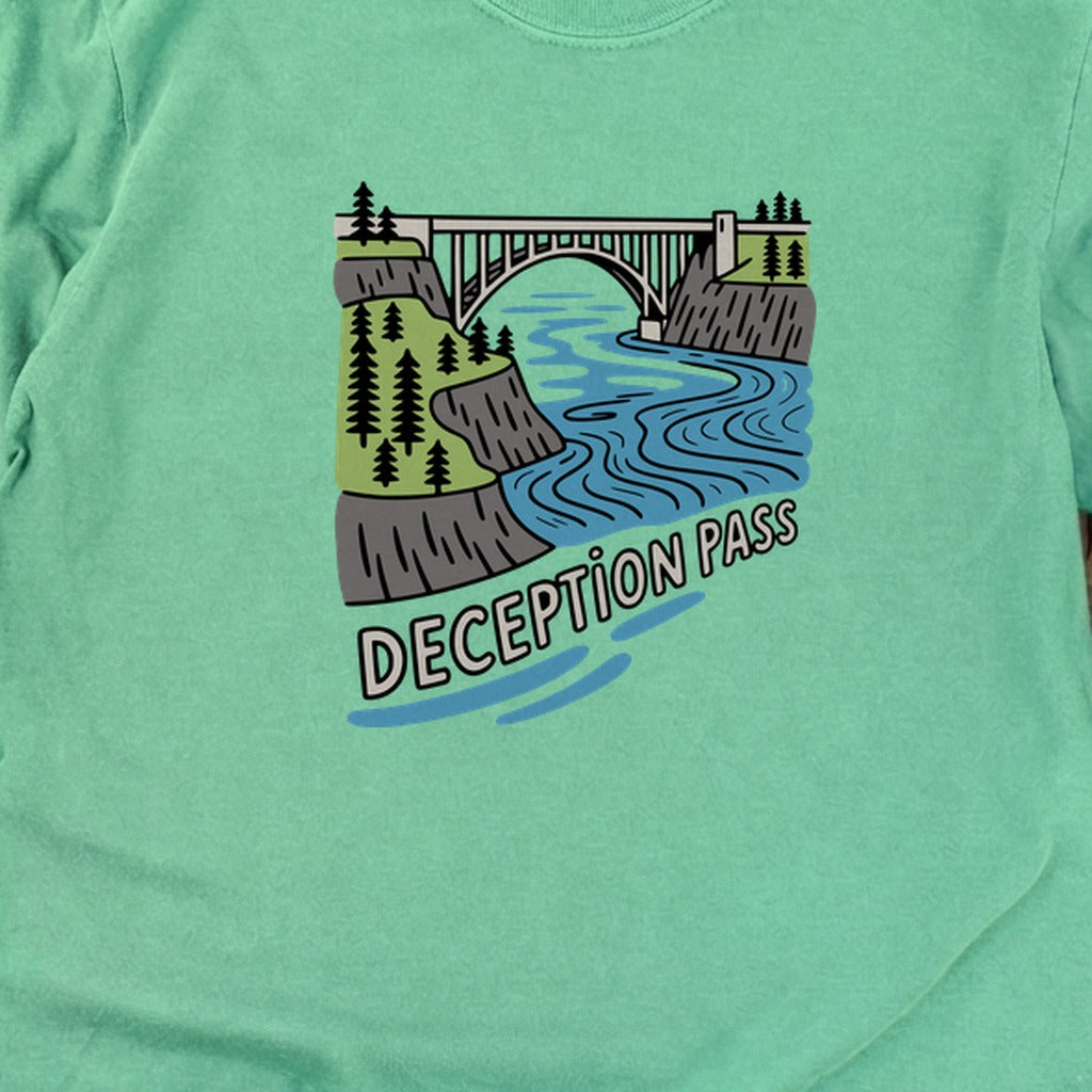 Deception Pass State Park Cotton Long Sleeve