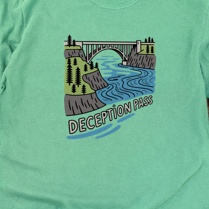 Deception Pass State Park Cotton Long Sleeve