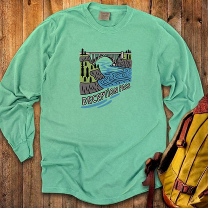 Deception Pass State Park Cotton Long Sleeve