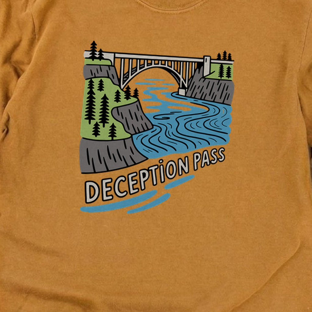 Deception Pass State Park Cotton Long Sleeve