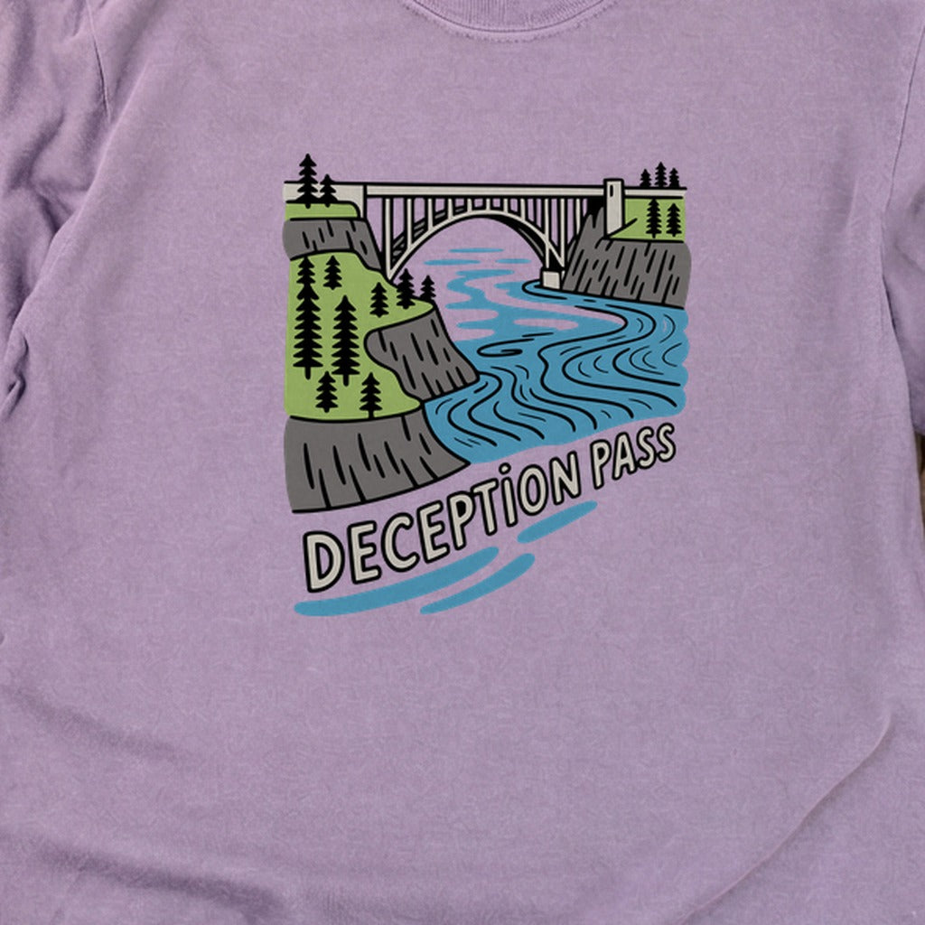 Deception Pass State Park Cotton Long Sleeve