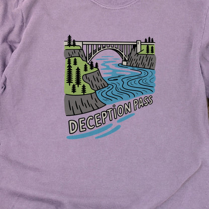 Deception Pass State Park Cotton Long Sleeve