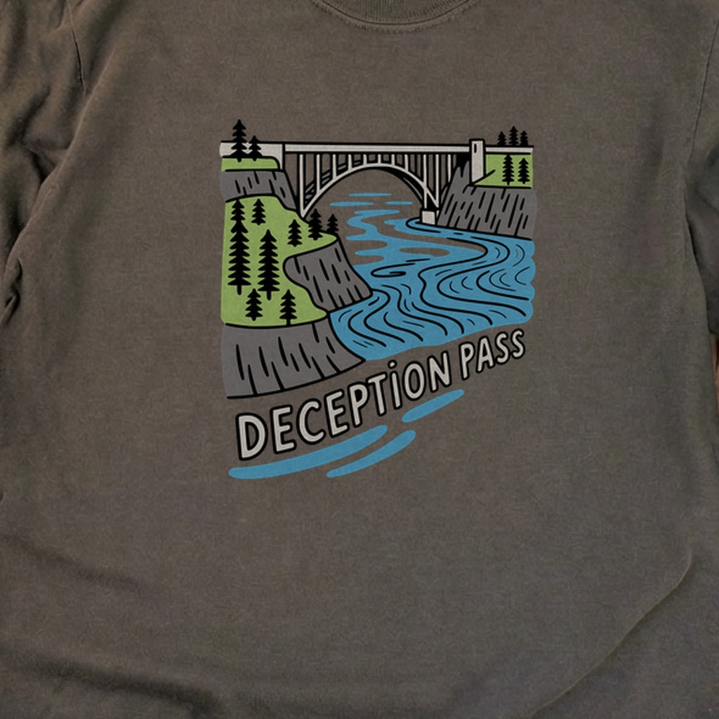Deception Pass State Park Cotton Long Sleeve