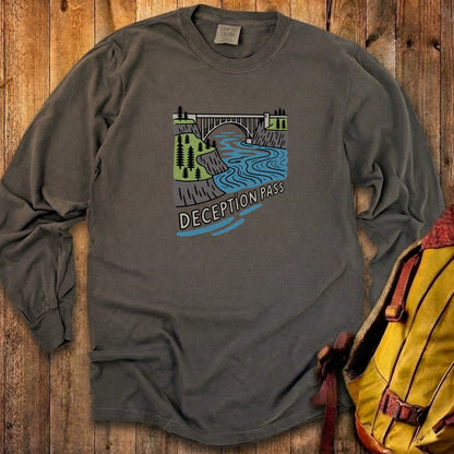 Deception Pass State Park Cotton Long Sleeve