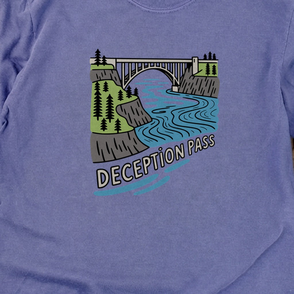 Deception Pass State Park Cotton Long Sleeve