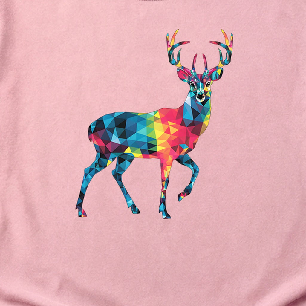 Deer Mosaic Cotton T-Shirt