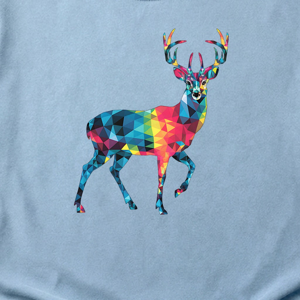 Deer Mosaic Cotton T-Shirt