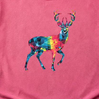 Deer Mosaic Cotton T-Shirt