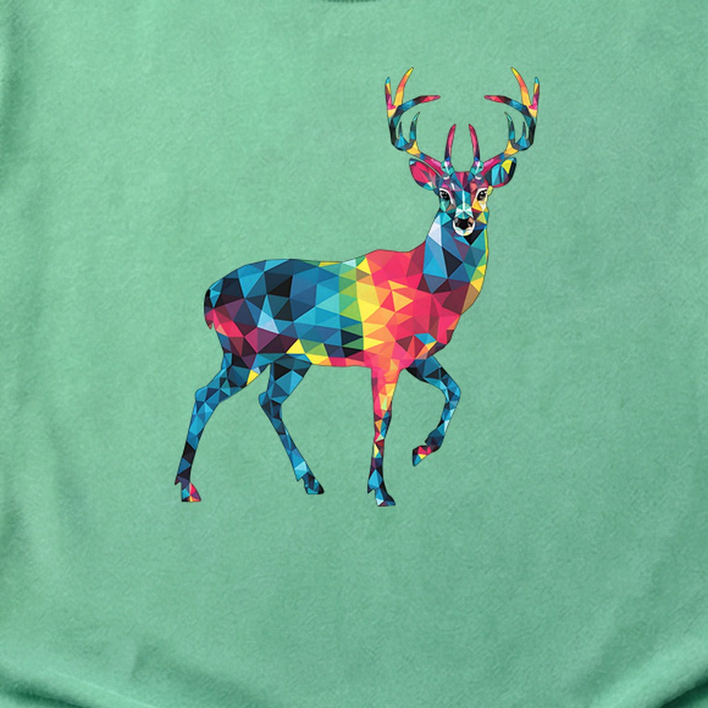 Deer Mosaic Cotton T-Shirt