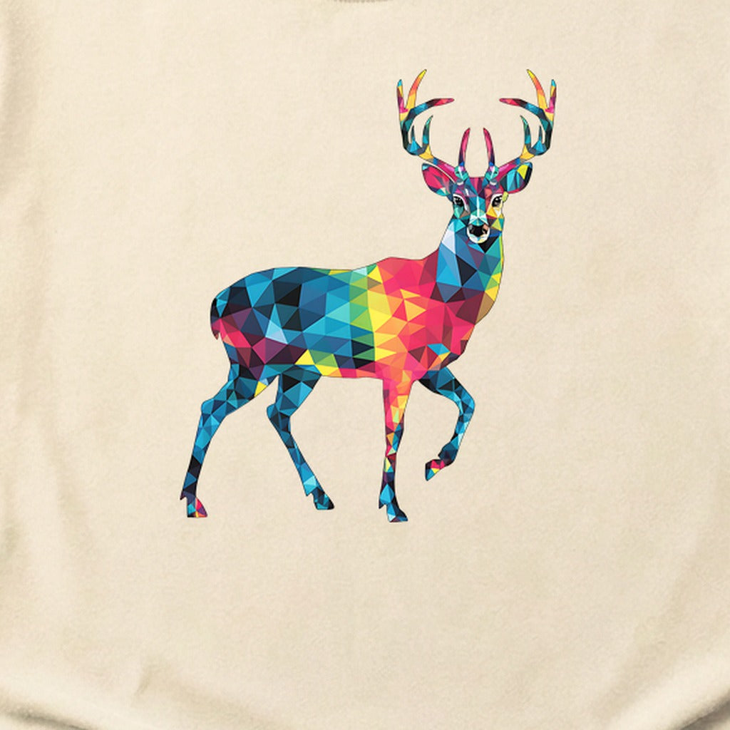 Deer Mosaic Cotton T-Shirt