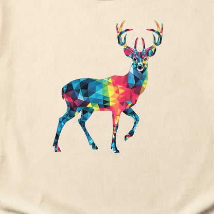 Deer Mosaic Cotton T-Shirt