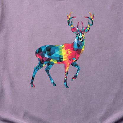 Deer Mosaic Cotton T-Shirt