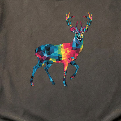 Deer Mosaic Cotton T-Shirt