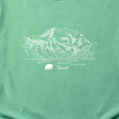 Denali Line Drawing Cotton T-Shirt