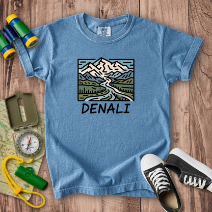 Denali National Park Kids Cotton T-Shirt