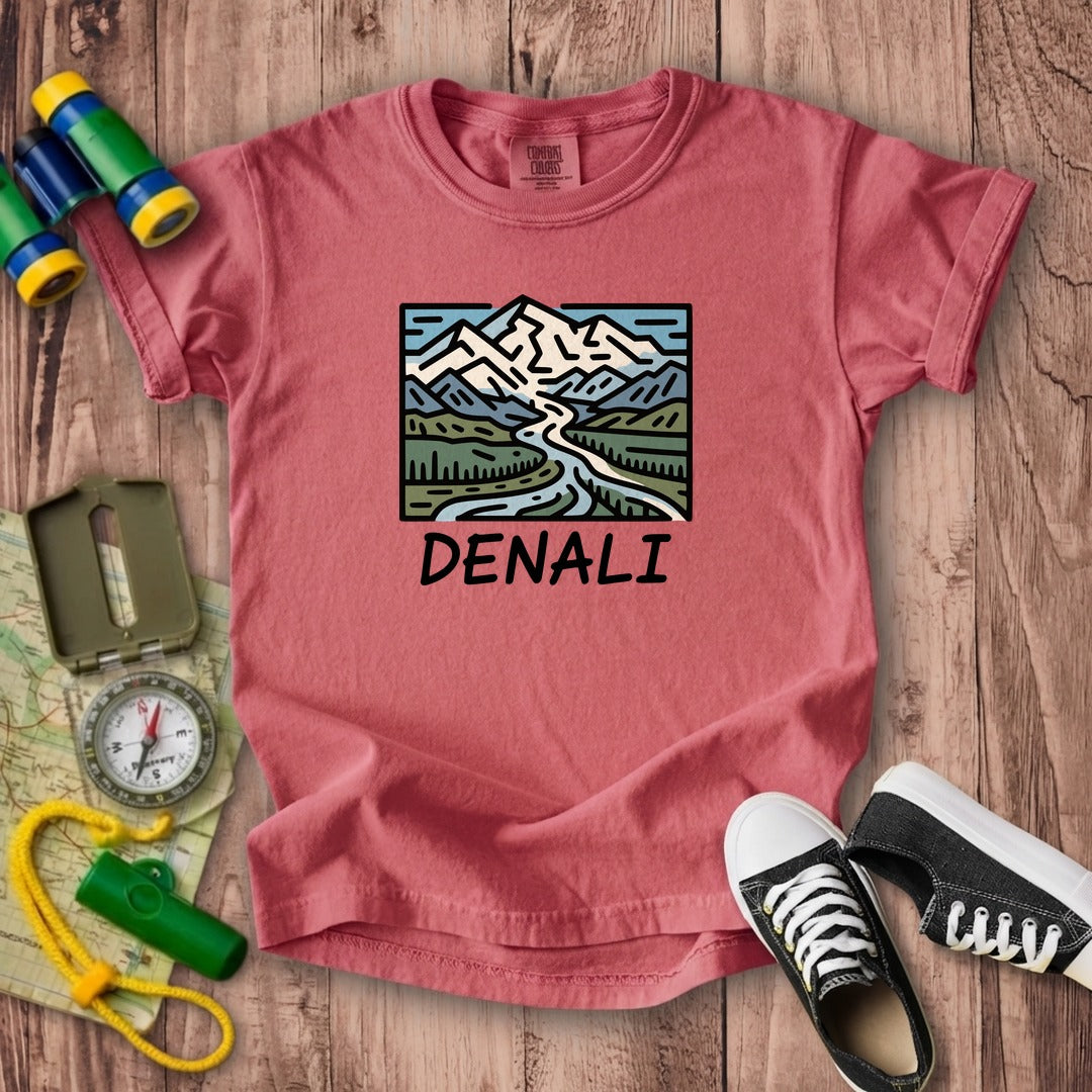 Denali National Park Kids Cotton T-Shirt