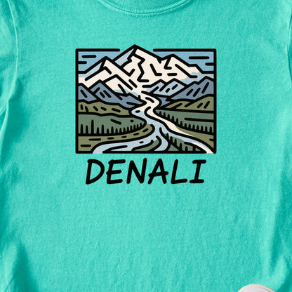 Denali National Park Kids Cotton T-Shirt