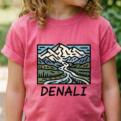 Denali National Park Kids Cotton T-Shirt