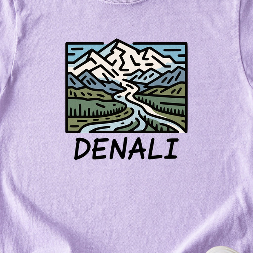 Denali National Park Kids Cotton T-Shirt