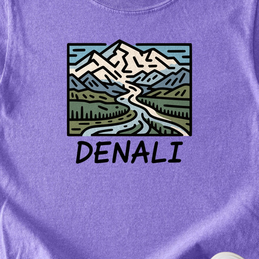 Denali National Park Kids Cotton T-Shirt