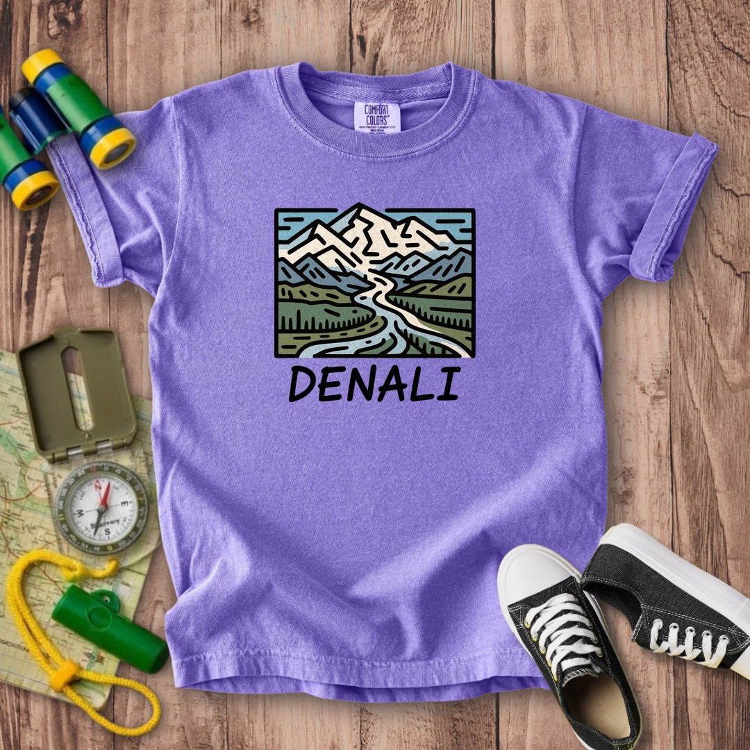 Denali National Park Kids Cotton T-Shirt