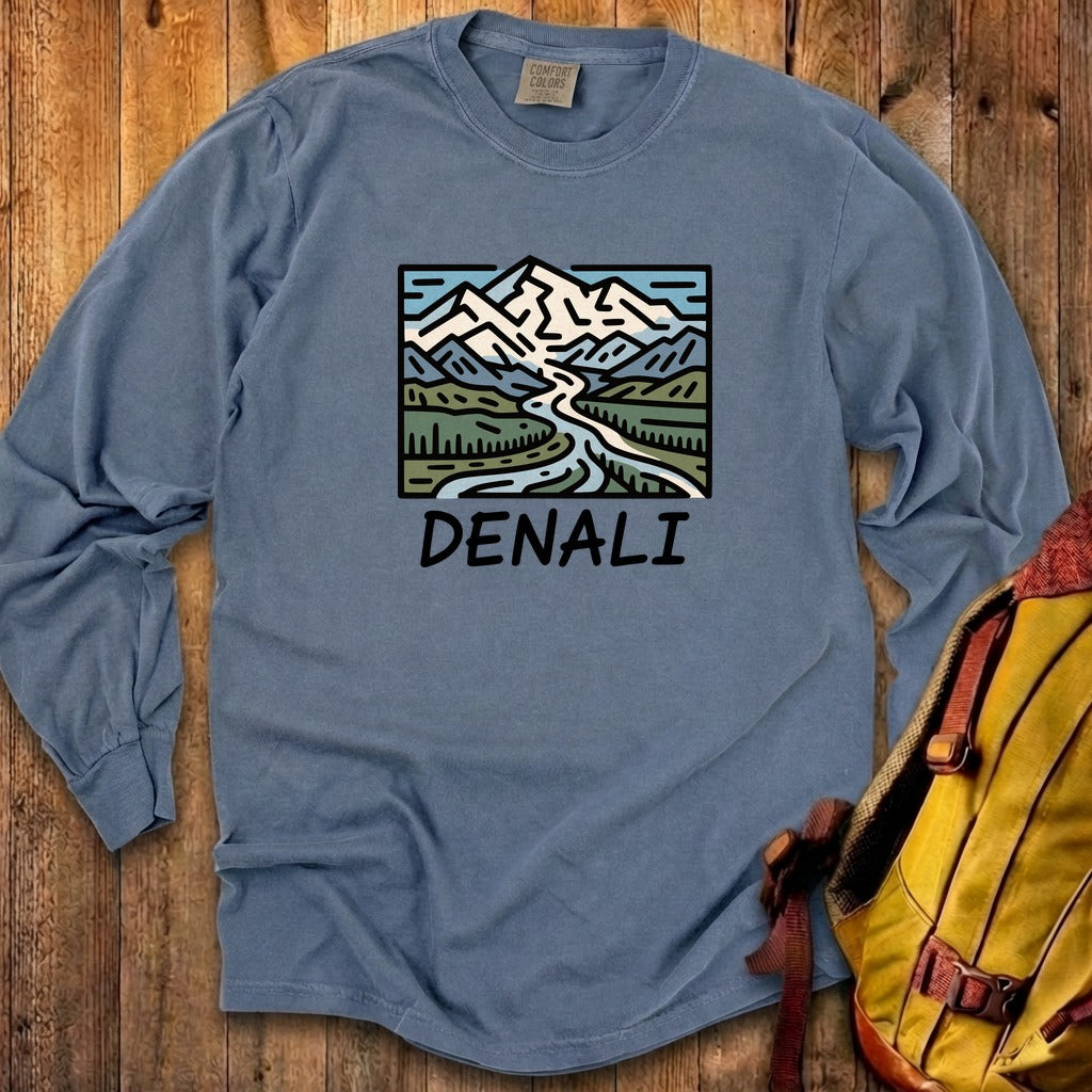 Denali National Park Cotton Long Sleeve