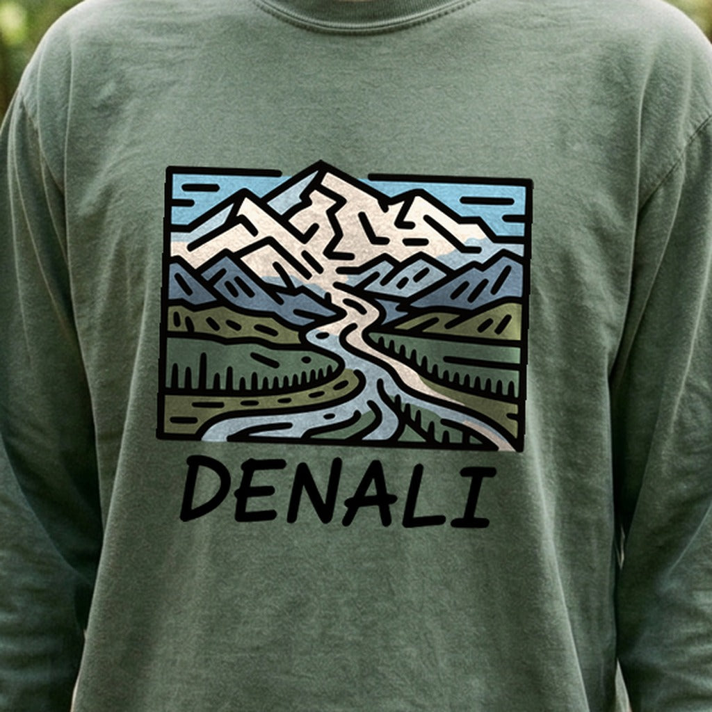 Denali National Park Cotton Long Sleeve