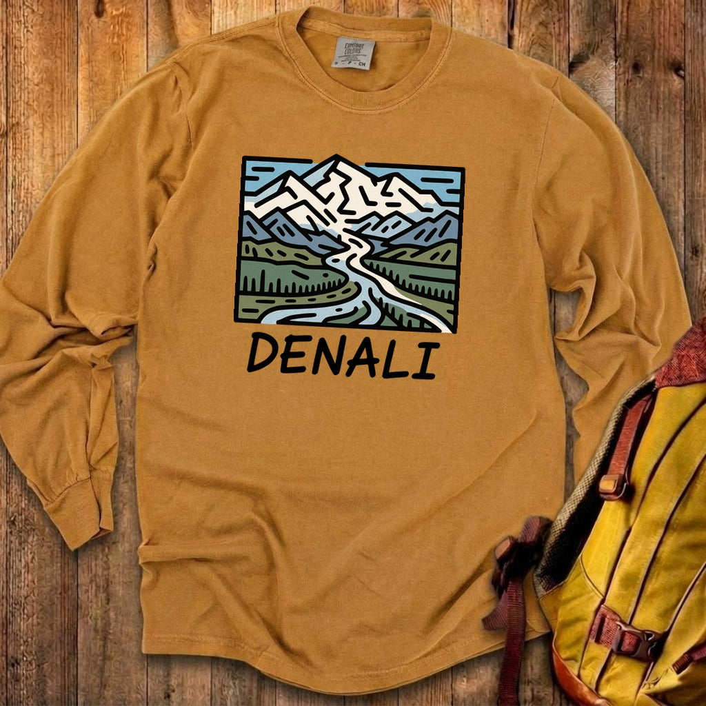 Denali National Park Cotton Long Sleeve