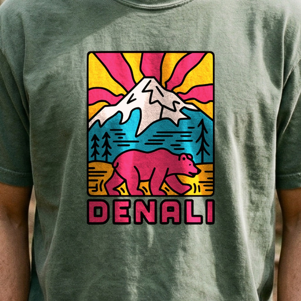 Denali National Park 2 Cotton T-Shirt