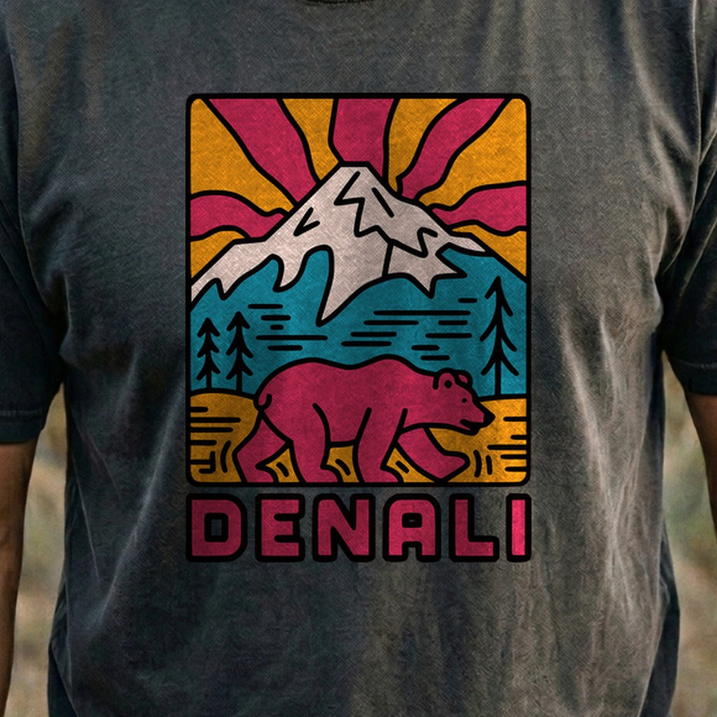 Denali National Park 2 Cotton T-Shirt