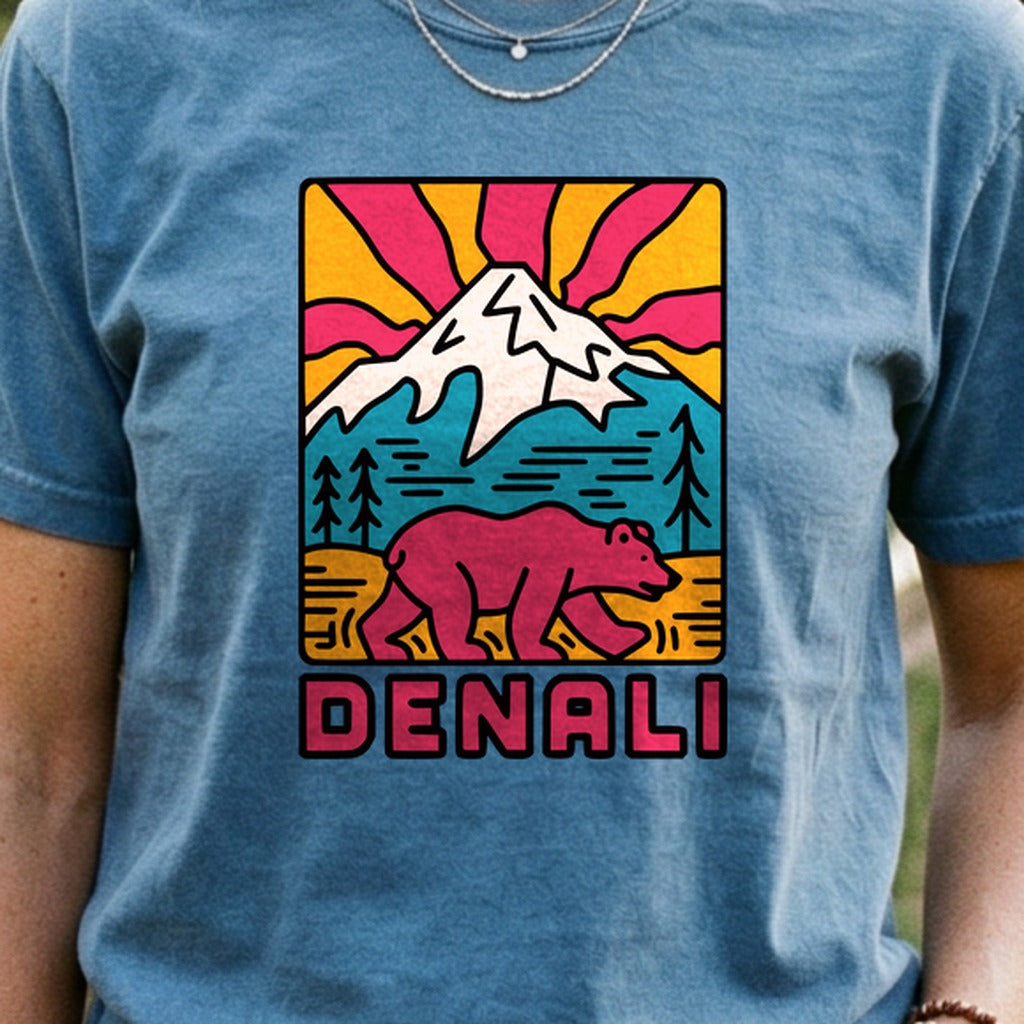 Denali National Park 2 Cotton T-Shirt