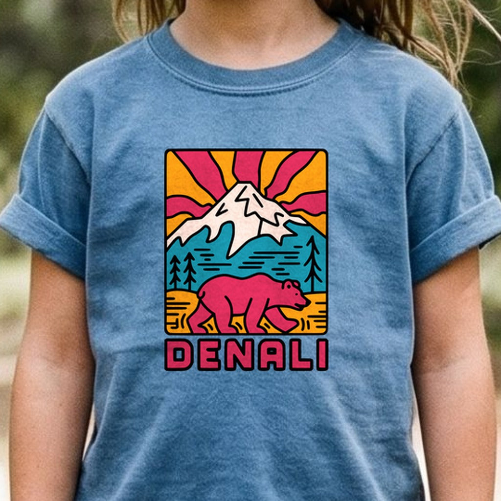 Denali National Park 2 Kids Cotton T-Shirt