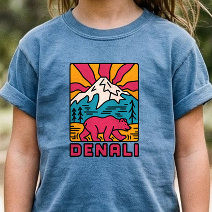 Denali National Park 2 Kids Cotton T-Shirt