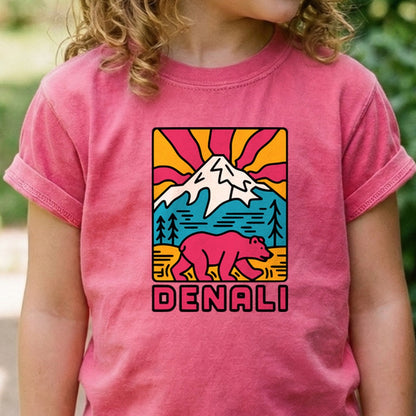Denali National Park 2 Kids Cotton T-Shirt