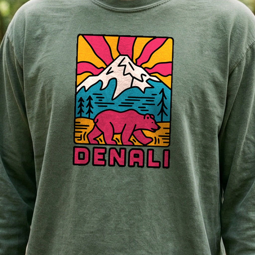 Denali National Park 2 Cotton Long Sleeve