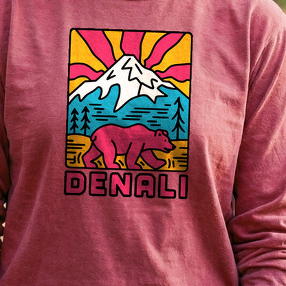 Denali National Park 2 Cotton Long Sleeve