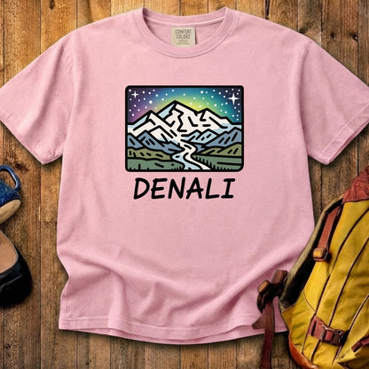 Denali at Night Cotton T-Shirt
