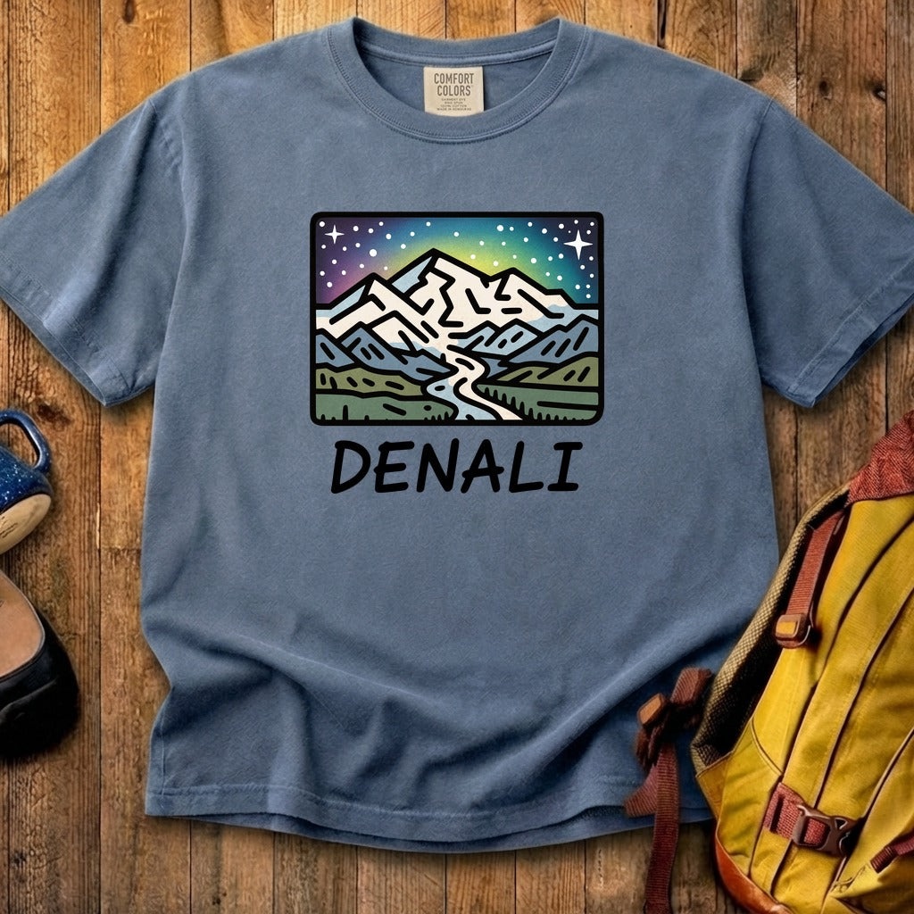 Denali at Night Cotton T-Shirt