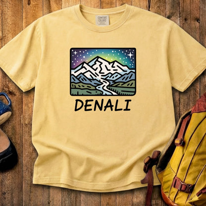 Denali at Night Cotton T-Shirt