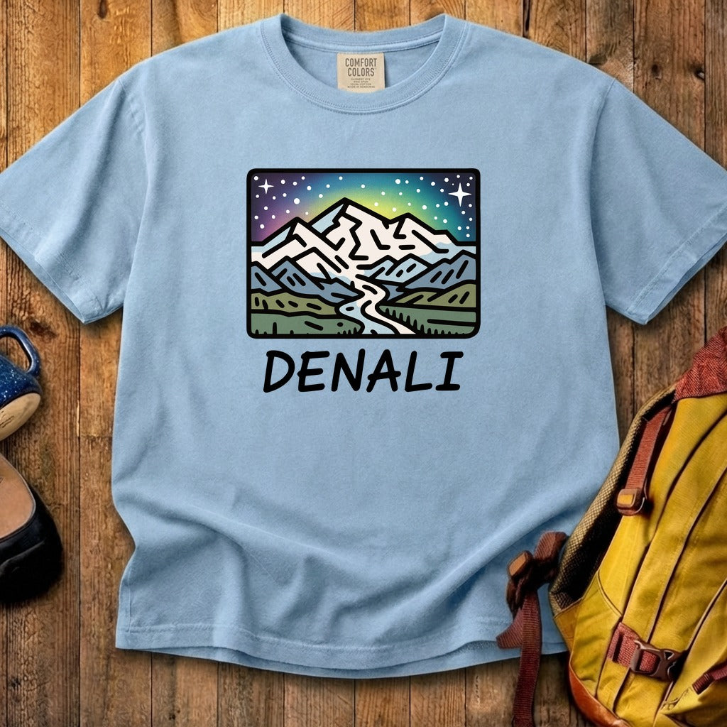 Denali at Night Cotton T-Shirt