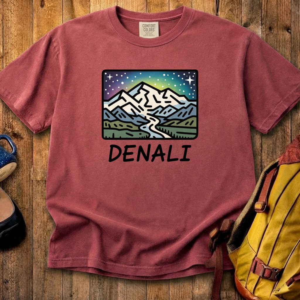 Denali at Night Cotton T-Shirt